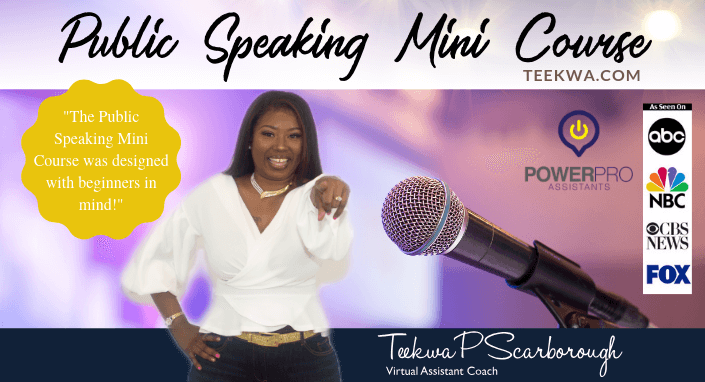 Public Speaking Mini Course for Virtual Assistants